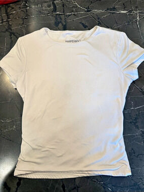 Harper & Ivy Short Sleeve T-Shirt in White